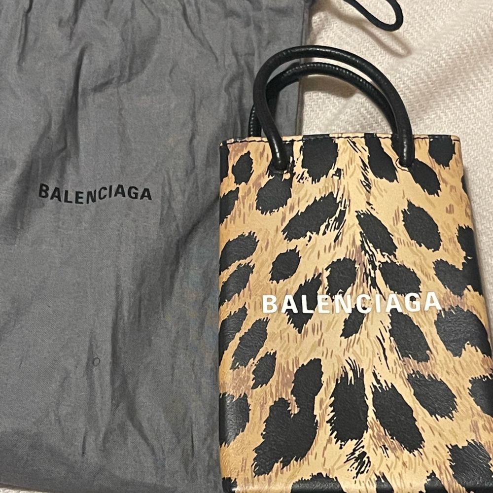 Balenciaga Leopard Phone Case